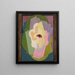 Composition or New York - Albert Gleizes — framed artwork on a wall
