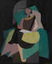 Vrouw zittend - Albert Gleizes — weergave van het kunstwerk