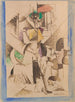 La Dame aux bêtes Portret van Madame Raymond Duchamp-Villon - Albert Gleizes — weergave van het kunstwerk