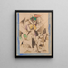 La Dame aux bêtes Portret van Madame Raymond Duchamp-Villon - Albert Gleizes — ingelijst kunstwerk aan de muur