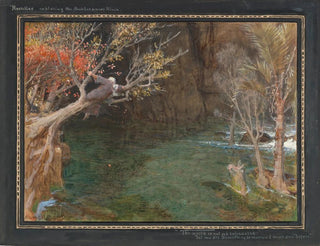 Albert Goodwin - Rasselas exploring the subterranean river.webp