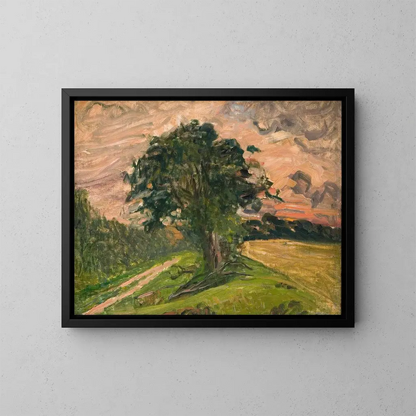 Landschap van Tisvilde - Albert Gottschalk — ingelijst kunstwerk aan de muur