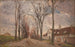 Lyngbyvejen nabij Vintappergården - Albert Gottschalk — weergave van het kunstwerk