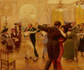 De Dans - Albert Guillaume — weergave van het kunstwerk