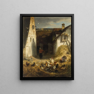 Albert Kappis - Hhnerhof im Dachauer Land.webp