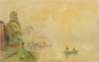 Albert Lebourg - Bords de la Seine la Bouille.webp