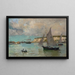 Dieppe - Albert Lebourg — ingelijst kunstwerk aan de muur