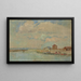 Ingang van de haven - Albert Lebourg — ingelijst kunstwerk aan de muur