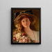 The Summer Porch - Albert Lynch — framed artwork on a wall