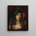 The Green Bonnet - Albert Lynch — framed artwork on a wall