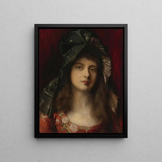 Albert Lynch - The green bonnet.webp