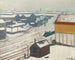 La Gare Montparnasse onder de sneeuw - Albert Marquet — weergave van het kunstwerk