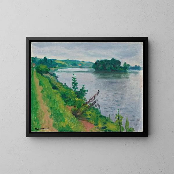 La Seine à Rolleboise - Albert Marquet — ingelijst kunstwerk aan de muur