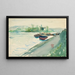 La Seine nabij Saint-Cloud - Albert Marquet — ingelijst kunstwerk aan de muur