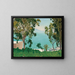 Het strand gezien door de eucalyptus - Albert Marquet — ingelijst kunstwerk aan de muur