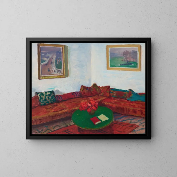 Le Divan - Albert Marquet — ingelijst kunstwerk aan de muur