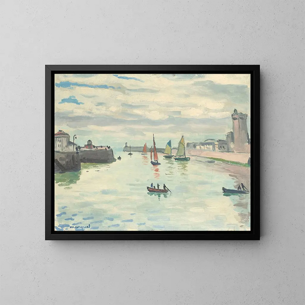 Le Port de la Chaume, Les Sables-d'Olonne - Albert Marquet — ingelijst kunstwerk aan de muur