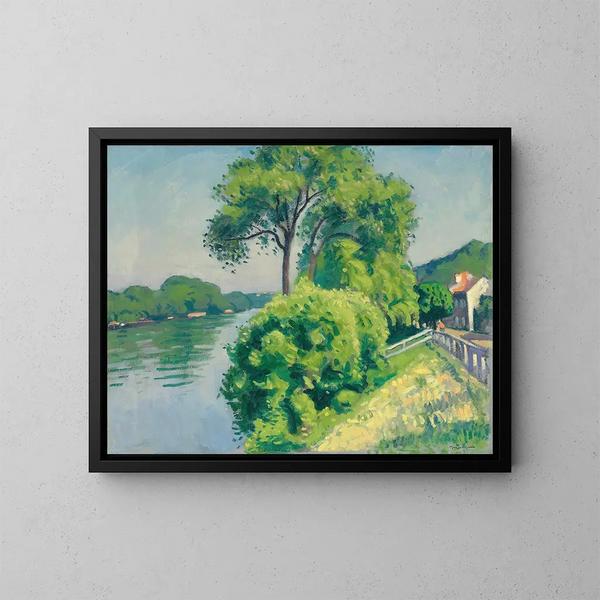Het talud van La Frette - Albert Marquet — ingelijst kunstwerk aan de muur