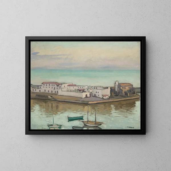 Marinevaartlot - Albert Marquet — ingelijst kunstwerk aan de muur