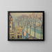 van een schilderij met afbraakhuizen, Quai de Conti, Parijs - Albert Marquet — ingelijst kunstwerk aan de muur