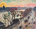 Parijs, Quai du Louvre, Winterzon - Albert Marquet — weergave van het kunstwerk