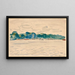 Poissy - Albert Marquet — ingelijst kunstwerk aan de muur