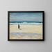 Jonge vrouw op het strand - Albert Marquet — ingelijst kunstwerk aan de muur
