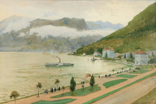 Albert Nikolaevich Benois - Der Luganer See.webp