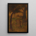 Reproductie van het schilderij Een hert dat drinkt - Albert Pinkham Ryder