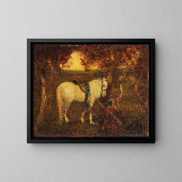 Rustige avond - Albert Pinkham Ryder — ingelijst kunstwerk aan de muur