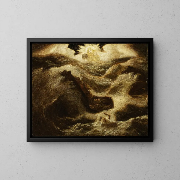 Jonas - Albert Pinkham Ryder — ingelijst kunstwerk aan de muur