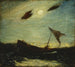 Reproductie van het schilderij Marine schilderij bij maanlicht - Albert Pinkham Ryder