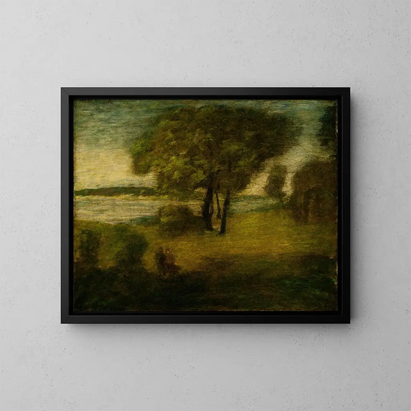 La Rivière - Albert Pinkham Ryder — ingelijst kunstwerk aan de muur