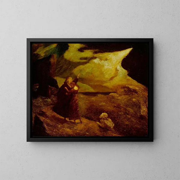 La Tempête - Albert Pinkham Ryder — ingelijst kunstwerk aan de muur