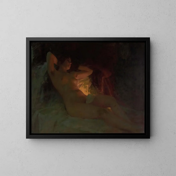 Nu - Albert Ritzberger — ingelijst kunstwerk aan de muur