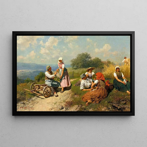 Albert Ritzberger - Prachtvolle Sommerlandschaft Im Alpenvorland.webp