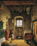 De weduwe van de Landwehrmann-boerderij - Albert Schindler — weergave van het kunstwerk
