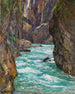 Les gorges de Partnach près de Partenkirchen - Albert Wenk — artwork view