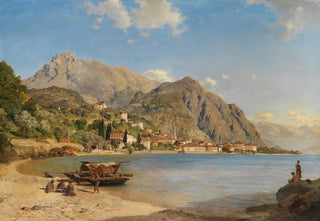 Albert Zimmermann - Am Ufer des Comer Sees Menaggio.webp