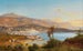 Uitzicht op de baai van Villefranche-sur-Mer - Albert Zimmermann — weergave van het kunstwerk