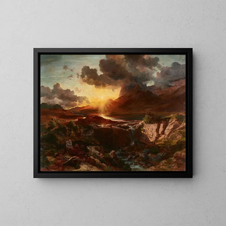 Albert Zimmermann - Sonnenuntergang am Hintersee in Berchtesgaden.webp