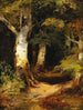 Waldweg - Albert Zimmermann — weergave van het kunstwerk