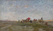 Karavaan in de woestijn - Alberto Pasini — weergave van het kunstwerk