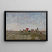 Karavaan in de woestijn - Alberto Pasini — ingelijst kunstwerk aan de muur