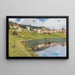 Vue du lac de Saint-Moritz - Alberto Rossi — ingelijst kunstwerk aan de muur