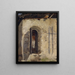 The door - Albin Egger-Lienz — framed artwork on a wall