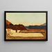 Calvaire near Bolzano - Albin Egger-Lienz — framed artwork on a wall