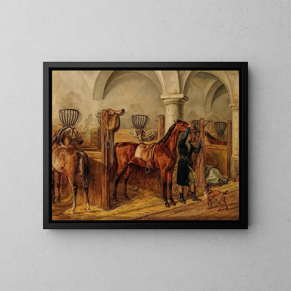 Klaar voor verzending - Albrecht Adam — ingelijst kunstwerk aan de muur