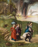 Lot en zijn dochters - Albrecht Dürer — weergave van het kunstwerk