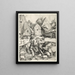De verloren zoon - Albrecht Dürer — ingelijst kunstwerk aan de muur